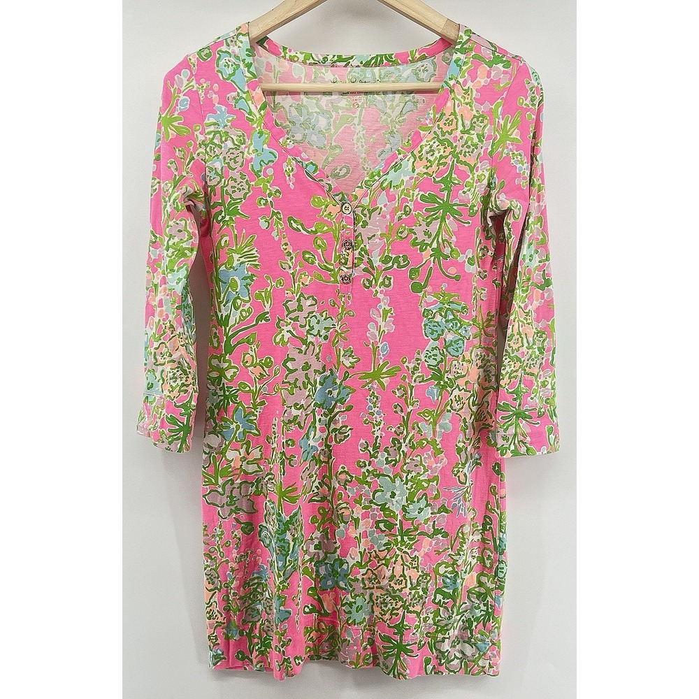 Lilly Pulitzer Palmetto Dress T Shirt Southern Charm Small 20759 Pima Cotton